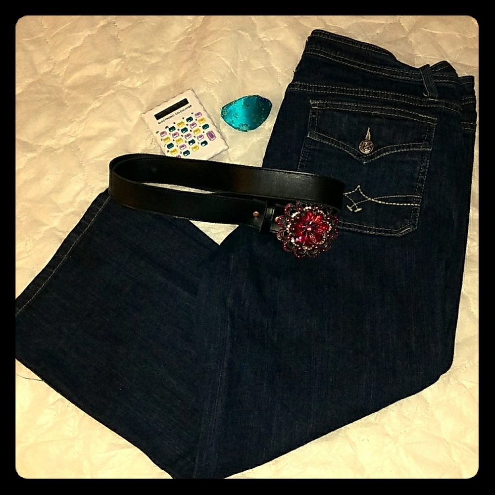 Faded Glory Stretch Capri Jeans