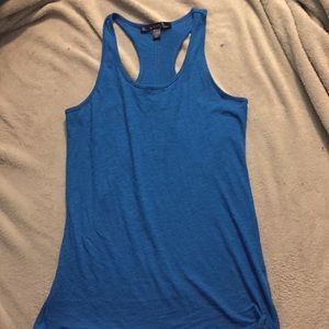 Small Plain Blue JCP Racerback Tank Top