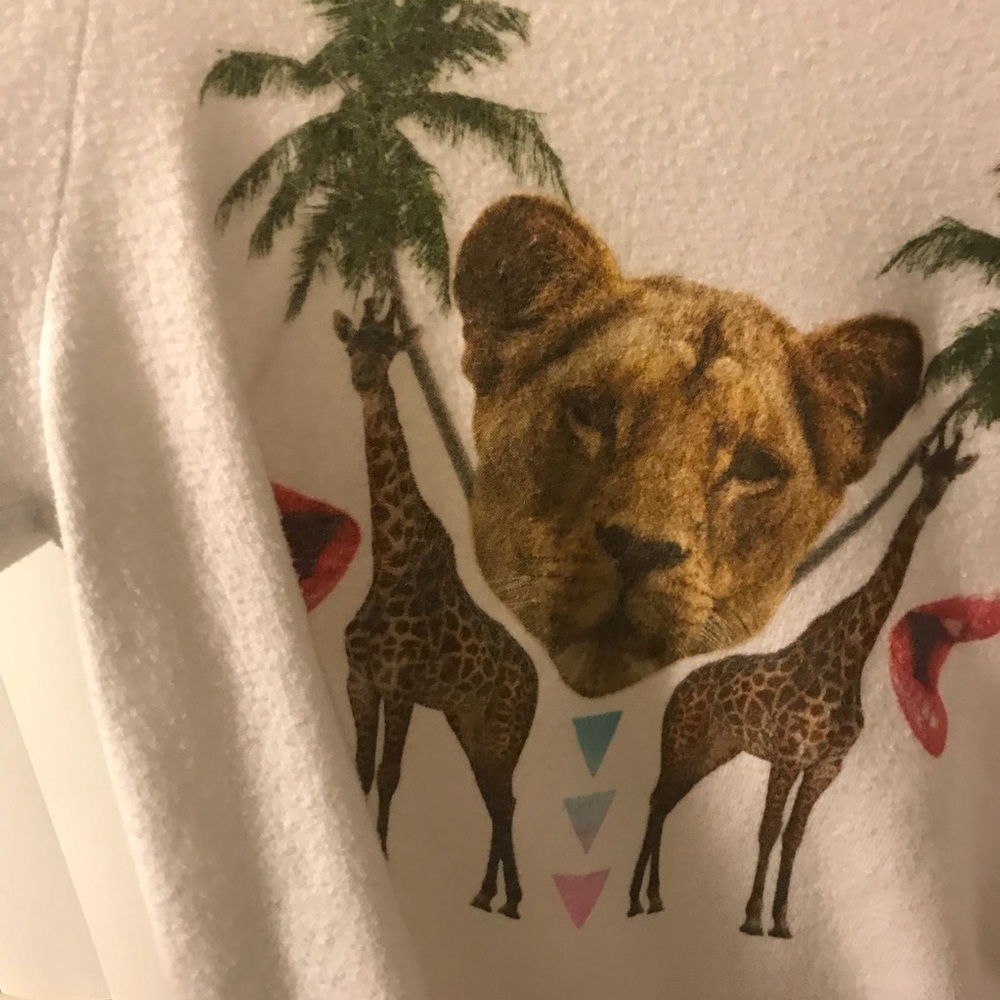 Wildfox lion and giraffes bbj XS