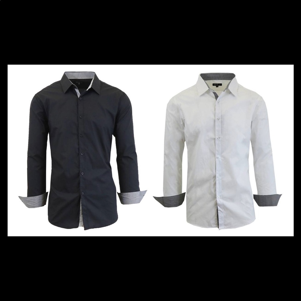 Men’s button down long sleeve.