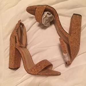 Cork Heel with Ankle Strap