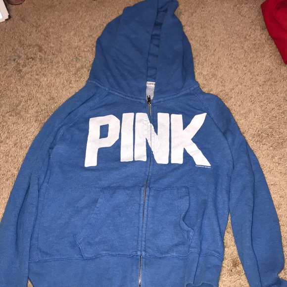 Pink Zip-Up Sweater - Picture 1 of 3