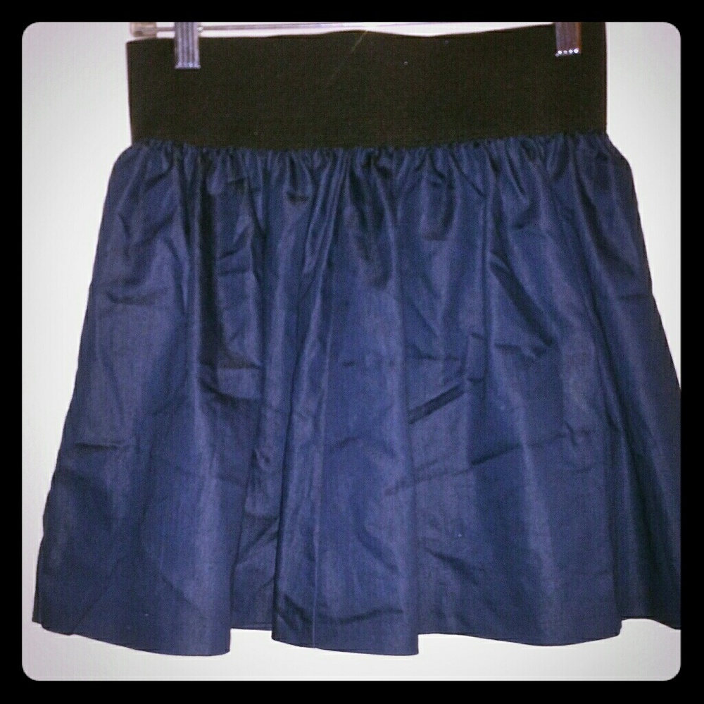 Blue mini skirt