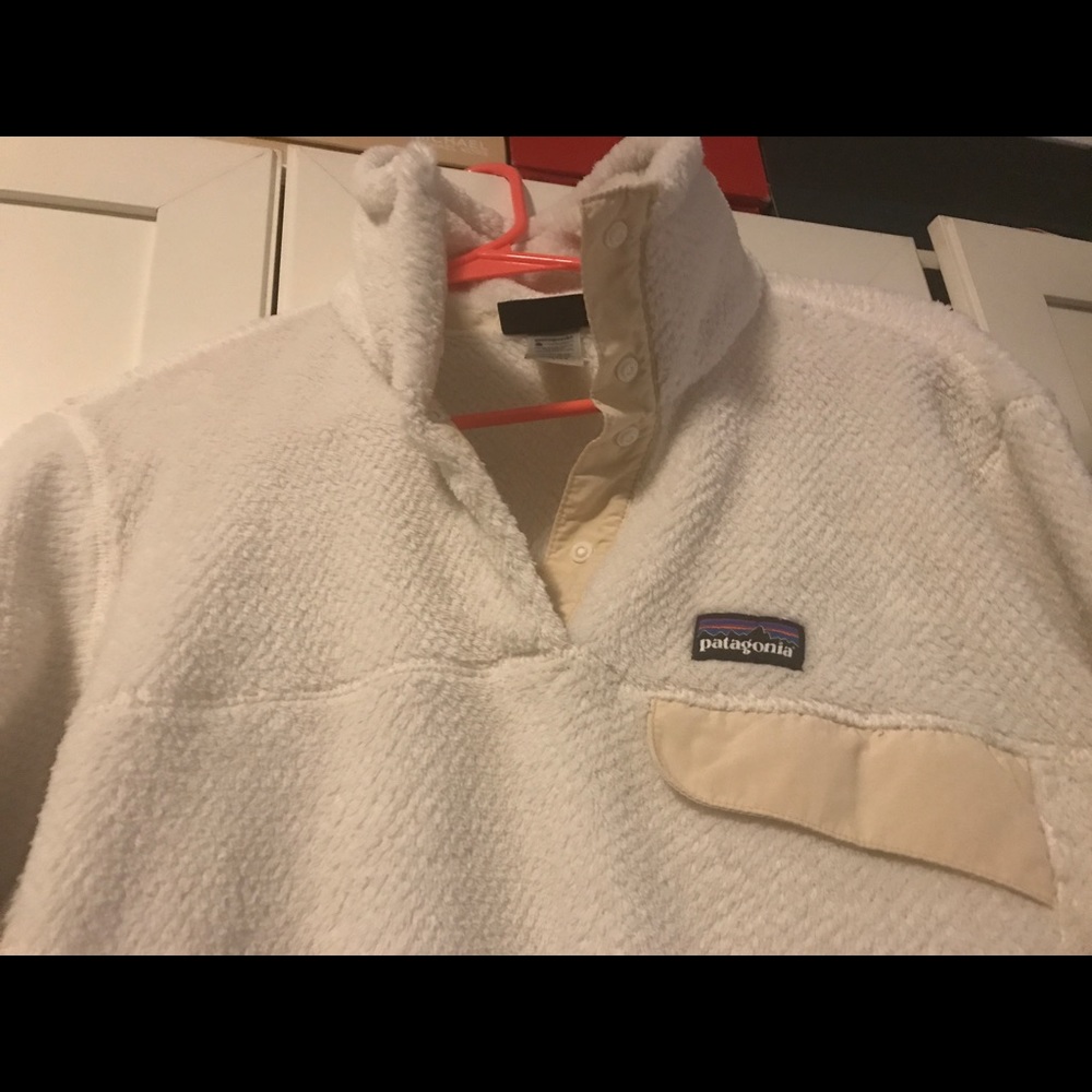 Cream Patagonia TSnap Pullover