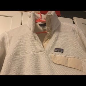 Cream Patagonia TSnap Pullover