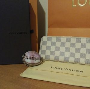 ❤️SOLD❤️ Louis Vuitton Damier Azur Clemence Wall