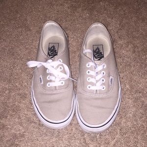 Grey/ green vans
