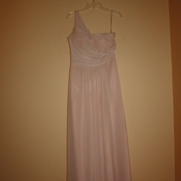 Pale Pink Bridesmaid's Dress - Picture 1 of 6