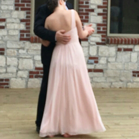 Pale Pink Bridesmaid's Dress - Picture 2 of 6