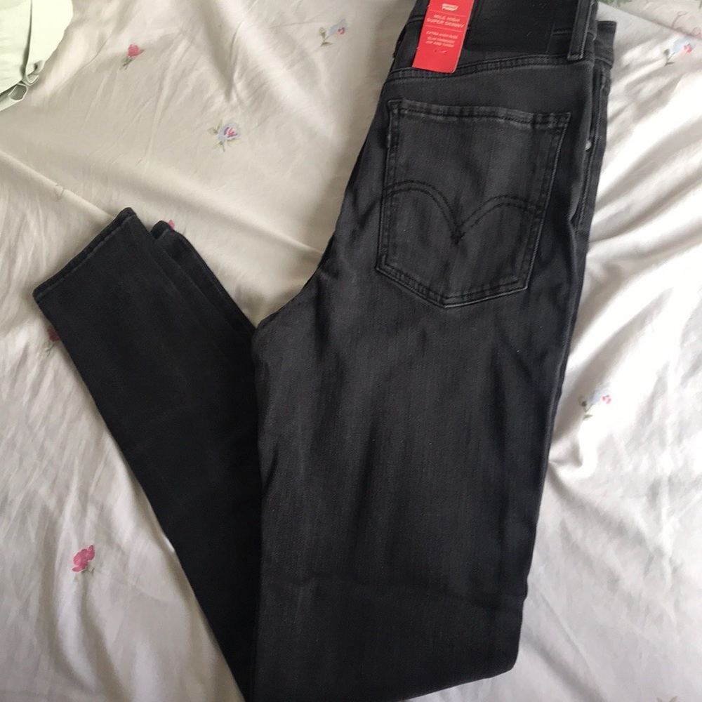 Levi's high rise skinny jeans