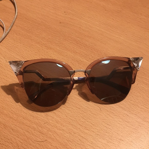 Fendi Accessories - Fendi Crystal tipped sunglasses