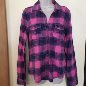 ABERCROMBIE & FITCH plaid cotton shirt/NWT/WL