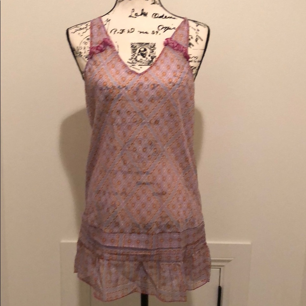 NWT pink flowered nighty size large