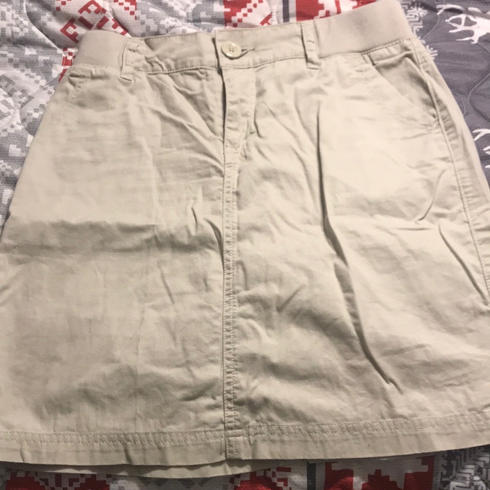 Khaki skort