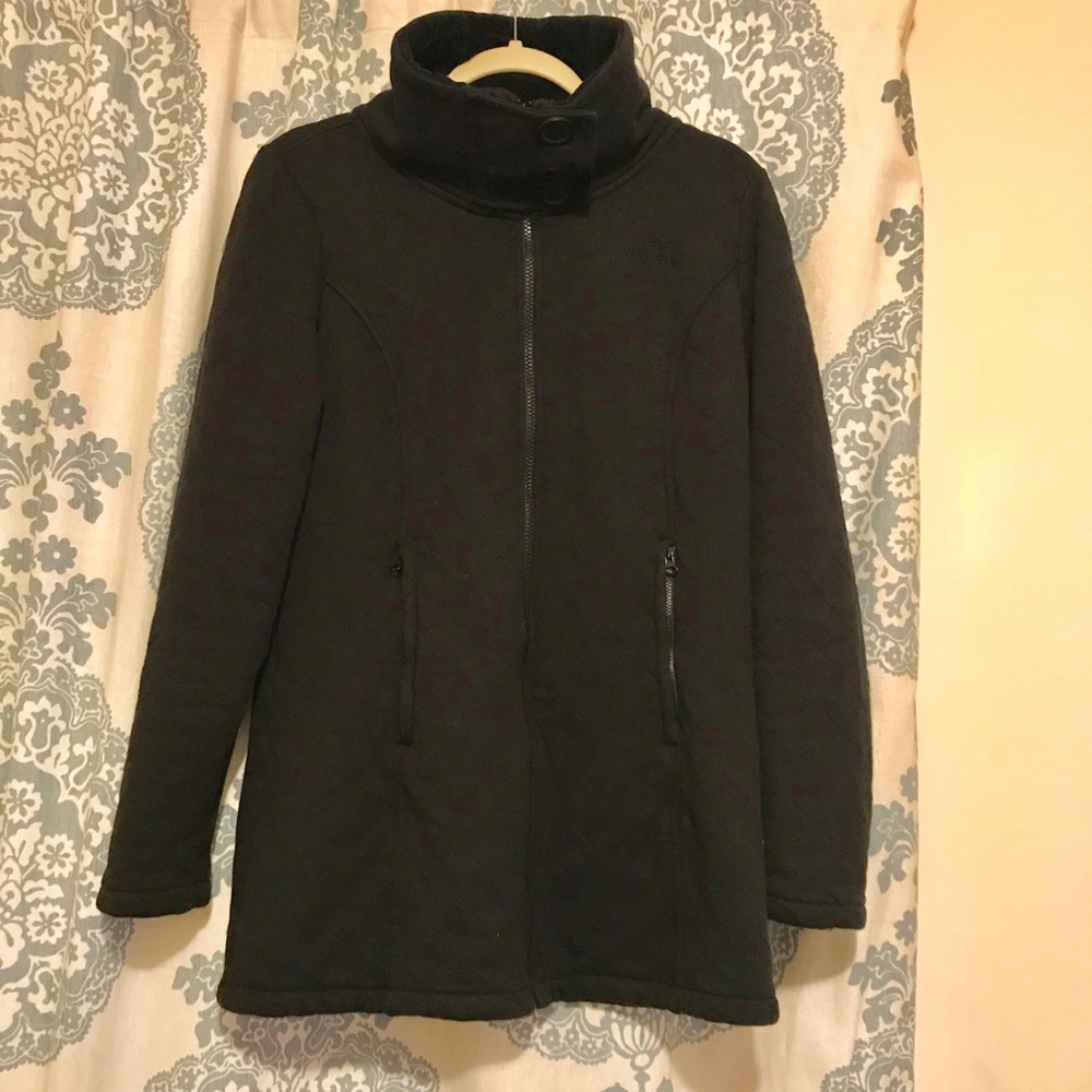 North Face Black Quilted Jacket