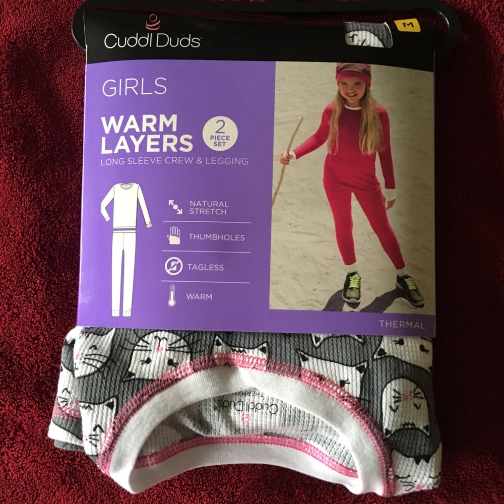 CuddlDuds girls outfit NWT