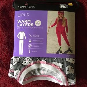 CuddlDuds girls outfit NWT