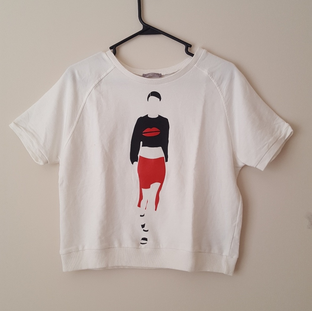 Zara box tee