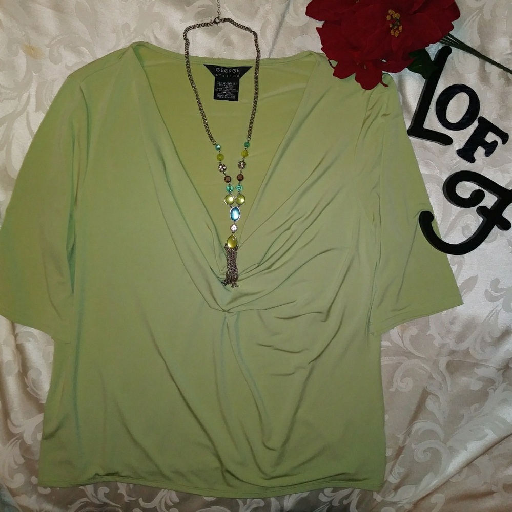 Soft Green Blouse