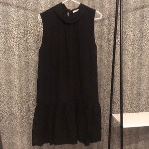 Joie Black Drop Waist Sleeveless Black Dress. Sz M