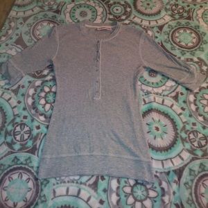 Light Grey half button up longsleeve