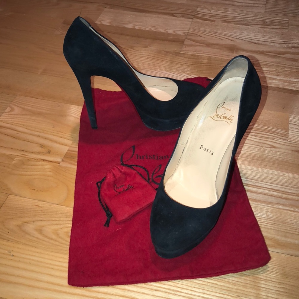 Christian Louboutin Bianca Suede Pumps 120mm