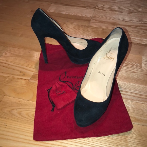 Christian Louboutin Bianca Suede Pumps 120mm - Picture 1 of 6