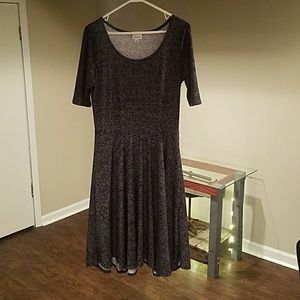 LuLaRoe Nicole dress, large
