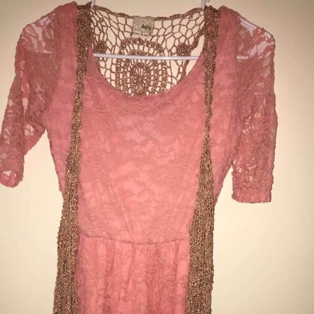 Blush Lace Dress