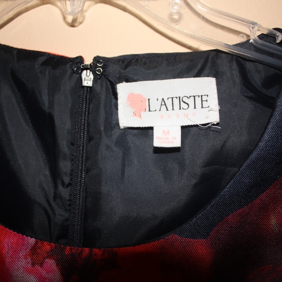 Tea Length Floral Dress - Picture 3 of 5