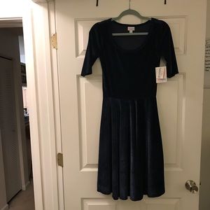 Lularoe Nicole Velvet Dress