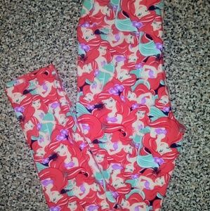 LULAROE TWEEN LITTLE MERMAID UNICORN LEGGINGS