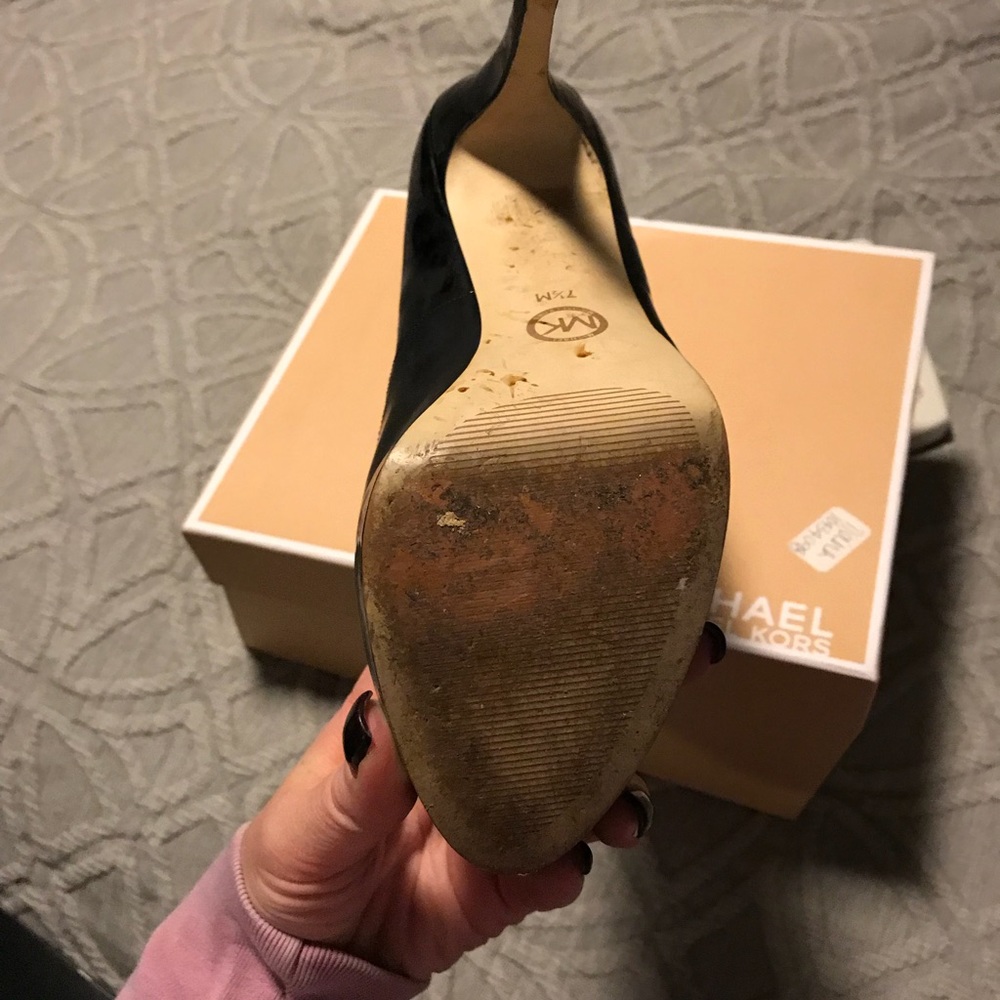 michael kors patent leather shoes