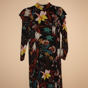 Floral Print Midi Dress