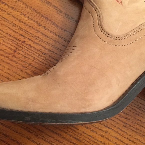 Authentic Leather Hard Toe Cowboy Boots - Picture 5 of 8