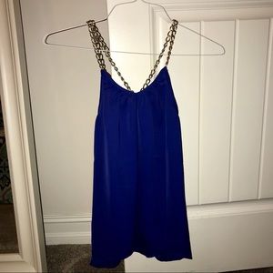 Royal blue tank