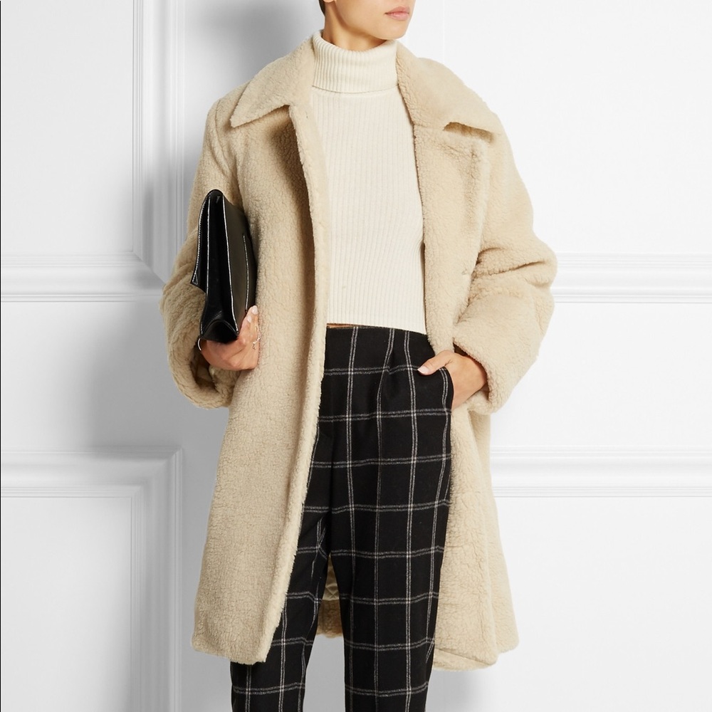 MM6 by Maison Martin Margiela: Faux Shearling Coat