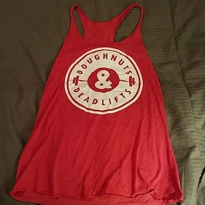 Doughnuts & Deadlifts tank top