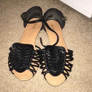 Black sandals