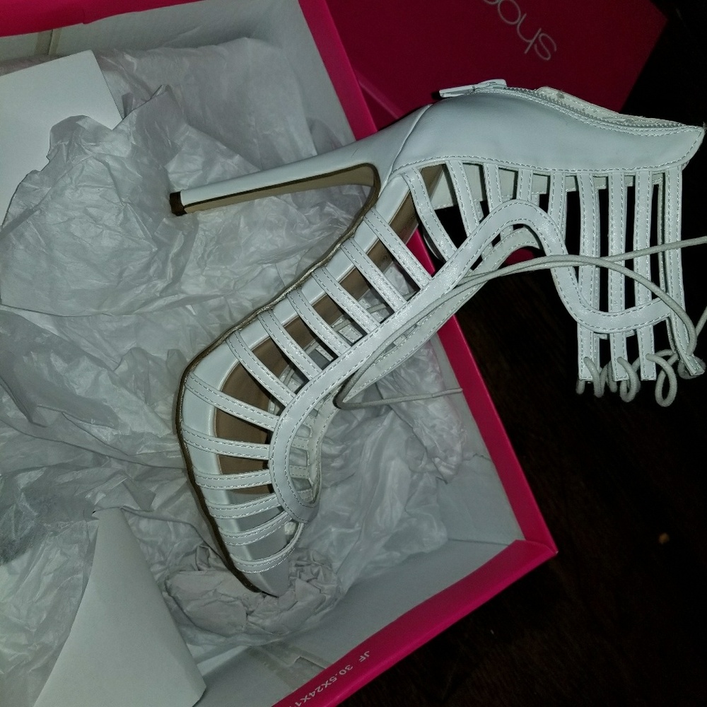 White heels