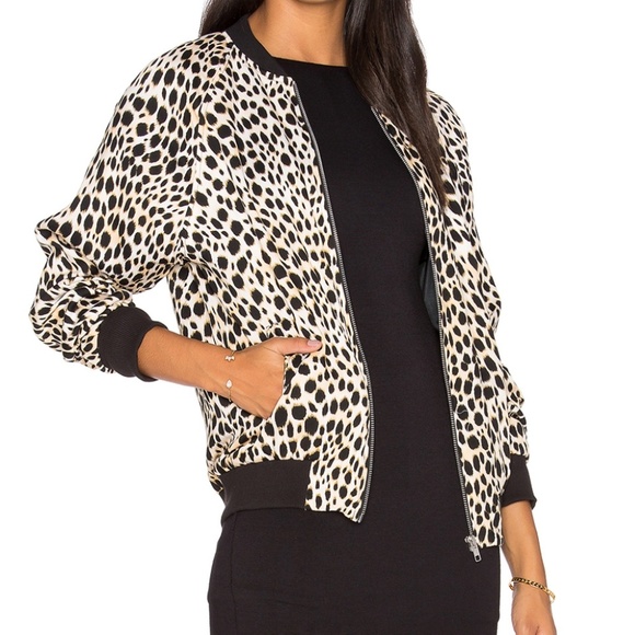 Motel Cheetah Bomber Jacket - Picture 3 of 4