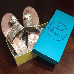 Last Chance - Jack Rogers Platinum Sandals