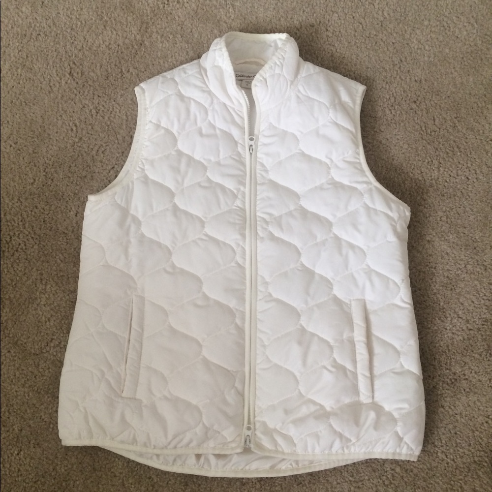 White winter vest