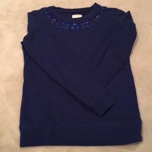 J Crew Crewcuts Bejewled and Sequined Sweatshirt