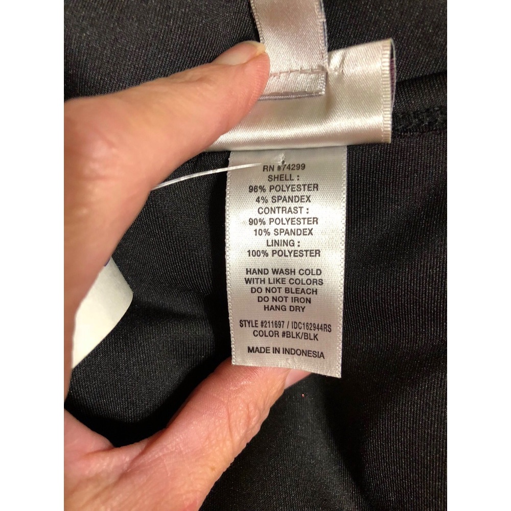 NWT Black Bodycon Dress with mesh cut out sz Small - Picture 7 of 7