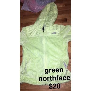 green north face