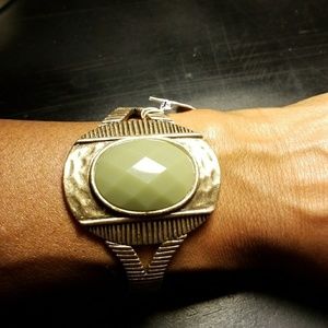 Bronze Emerald colored bracelet