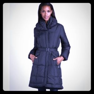 Cole Haan pillow collar down coat