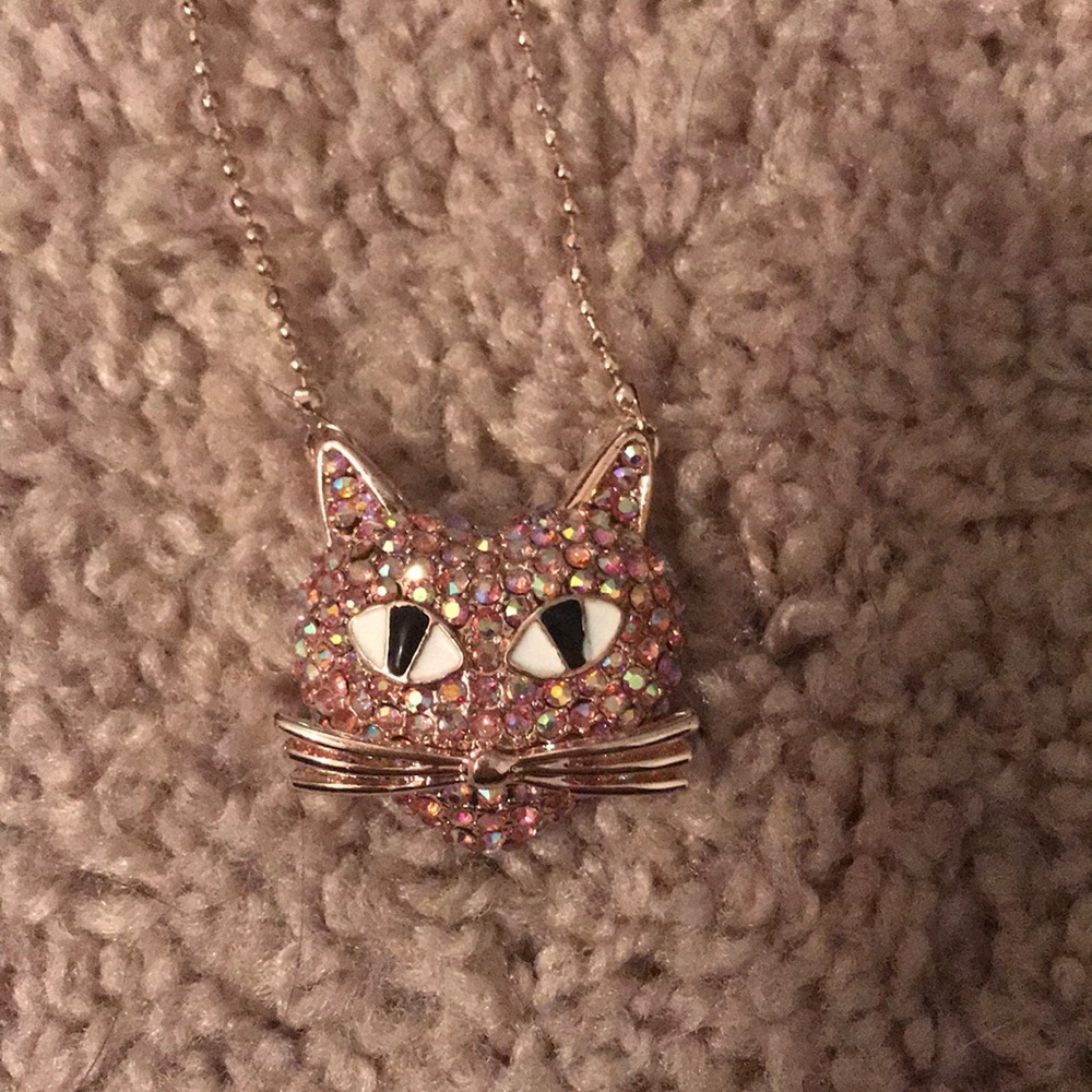 Betsey Johnson Kitty Necklace