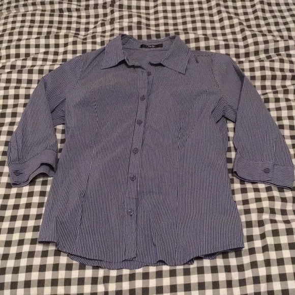 Striped Button Down Shirt - Picture 1 of 3